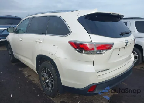 2016 Toyota Highlander Xle V6 из США, поврежденный, VIN 5TDJKRFH7GS346182